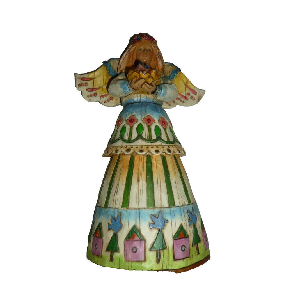 Jim Shore Heartwood Creek Angel Of Love Figurine‎ Bluebirds Nest